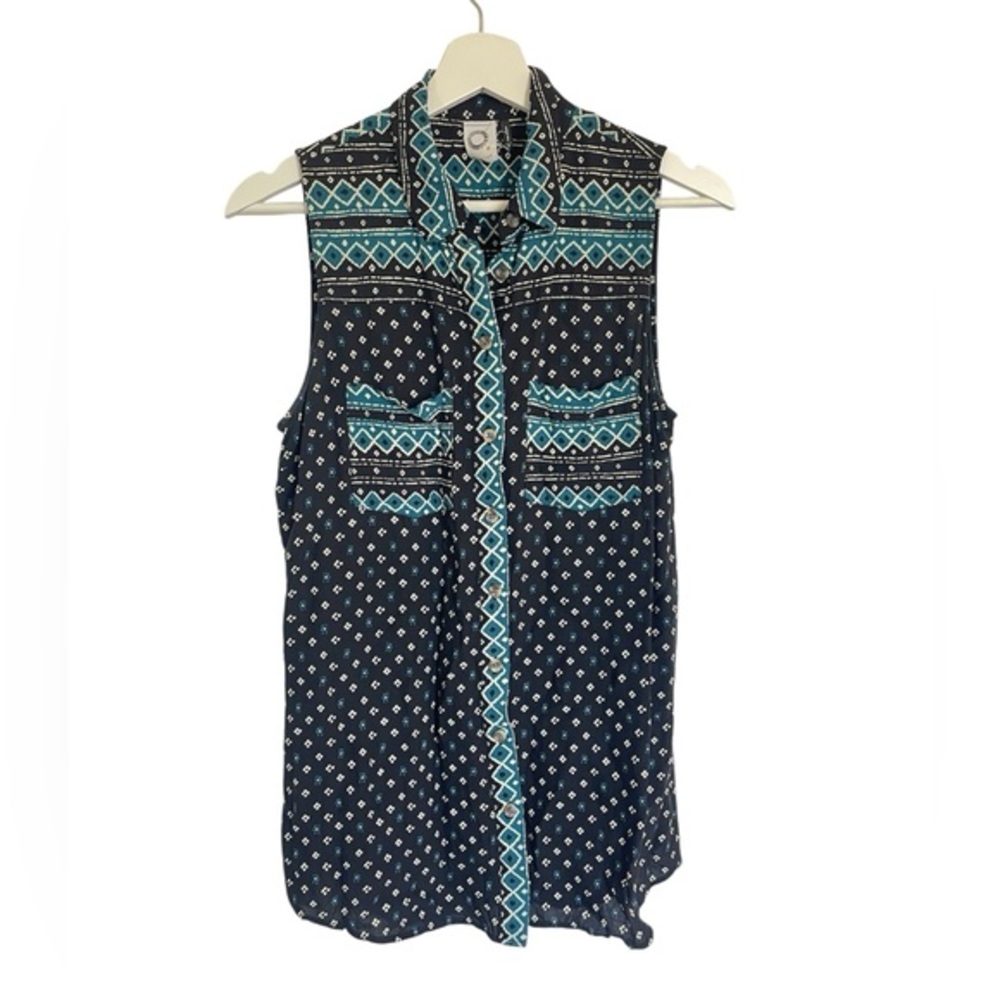 Akemi + Kin Sleeveless Boho Blouse